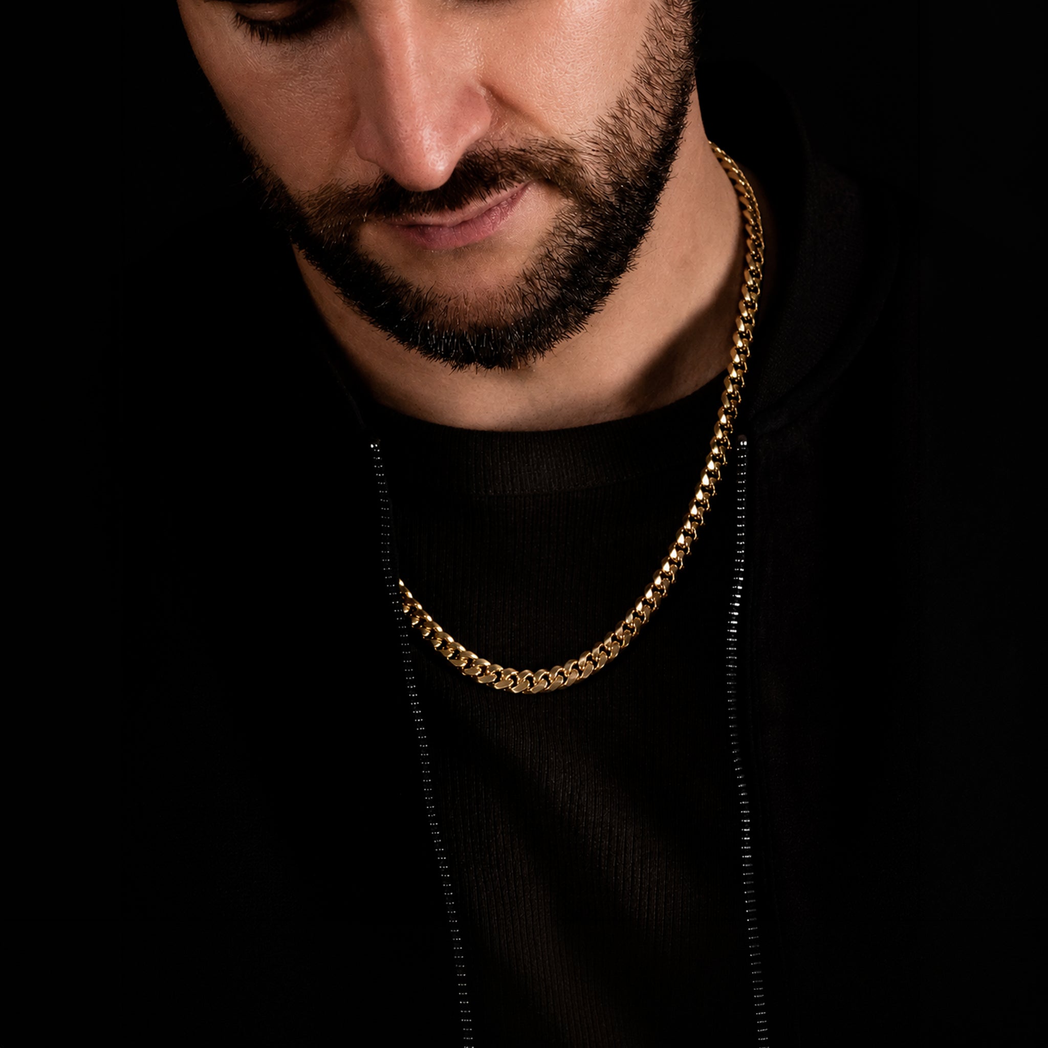 Solid Gold 8mm Cuban Link Chain