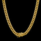 Solid Gold 8mm Cuban Link Chain