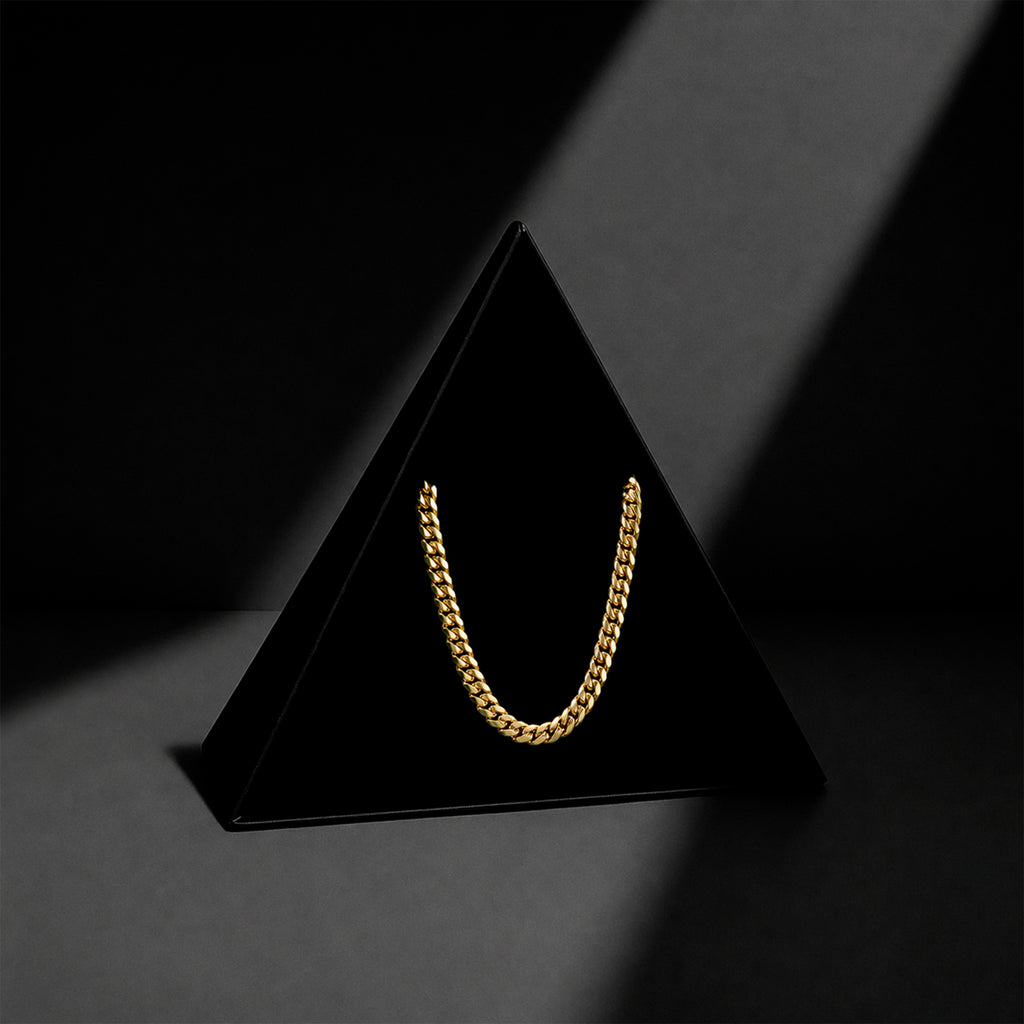 Solid Gold 8mm Cuban Link Chain