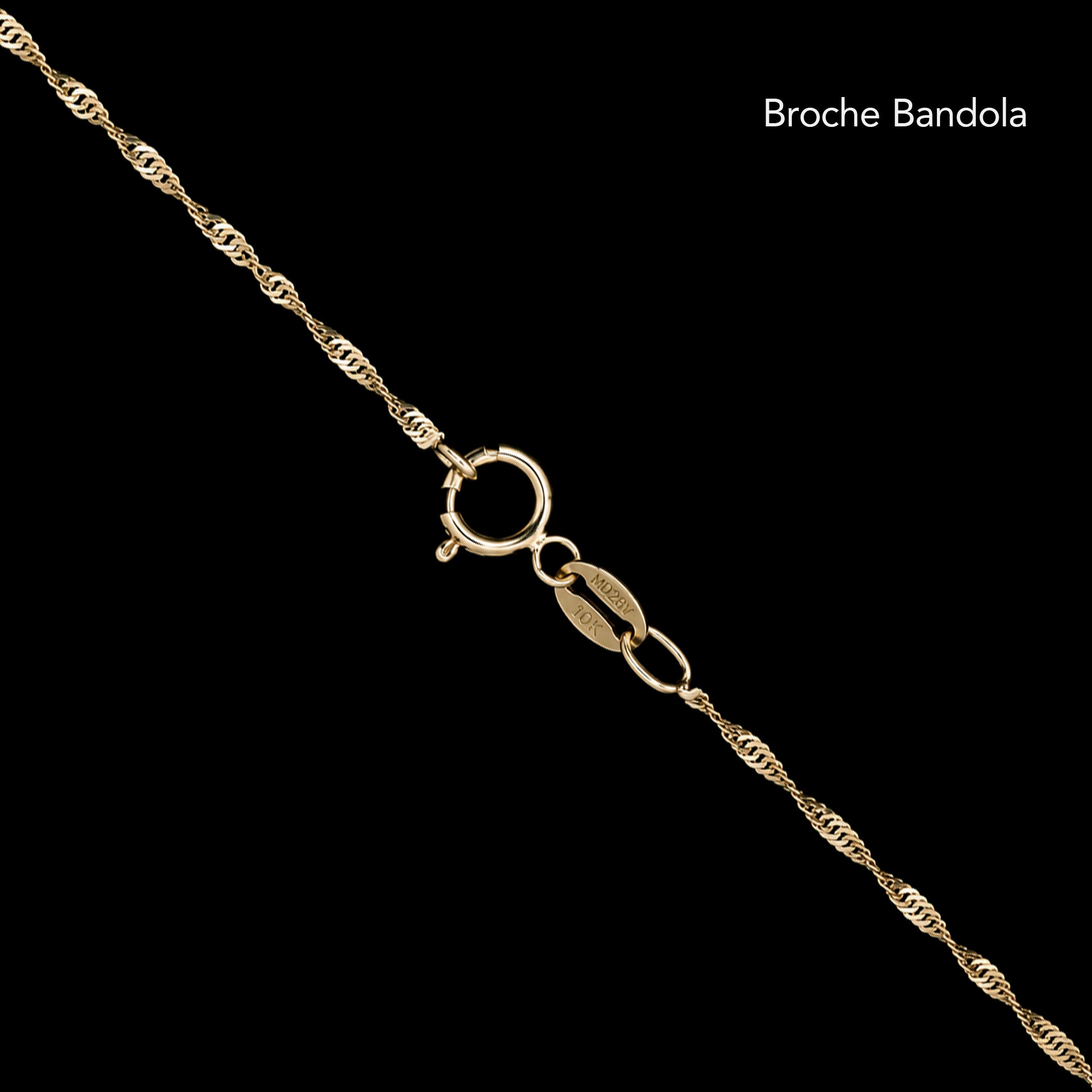 Figaro 3X1 2.5mm (Solid Gold) Chain