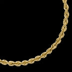 4mm Twist (Solid Gold) Chain