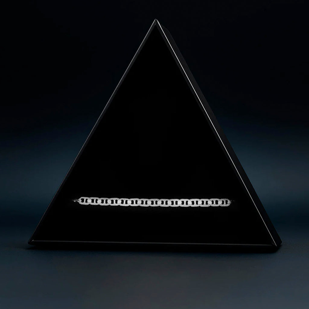 Danish Hammered Anchor 4mm (Silver) Bracelet