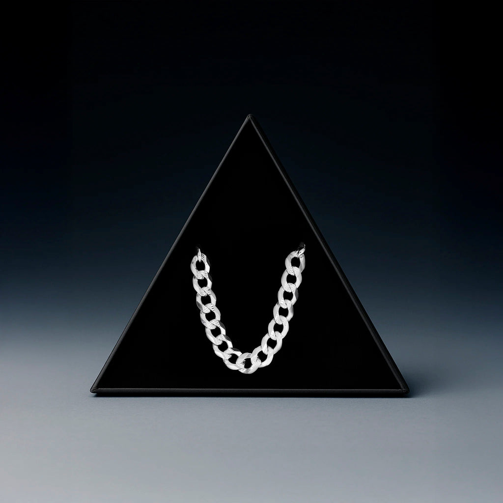 Curb Zegrinada 8mm (Silver) Chain