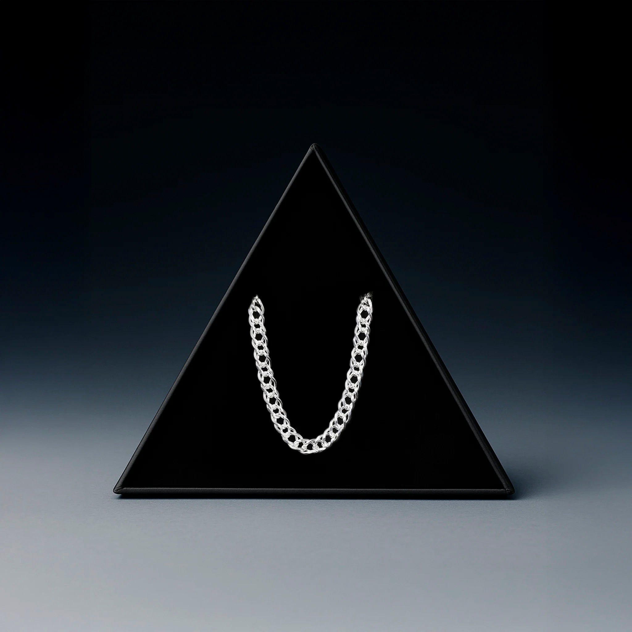 Double Rhombus 4mm (Silver) Chain