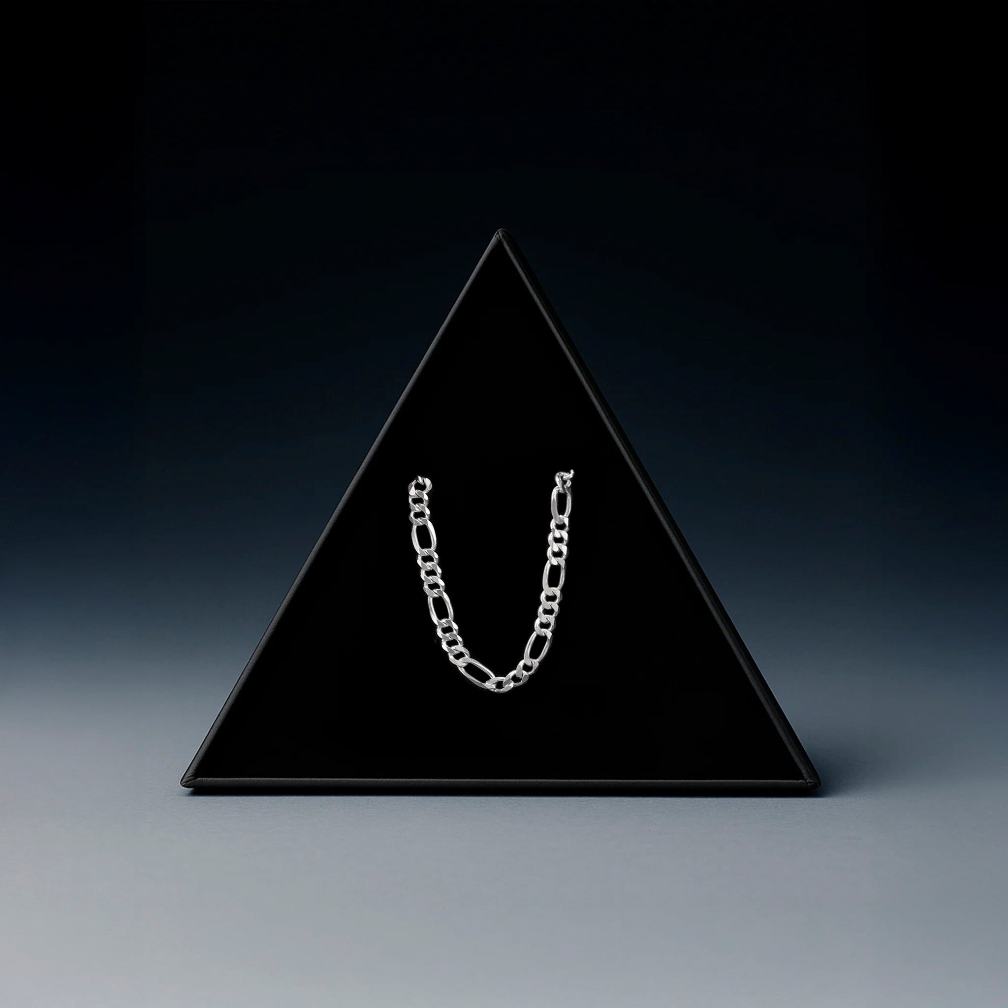 Figaro 3X1 4mm (Silver) Chain