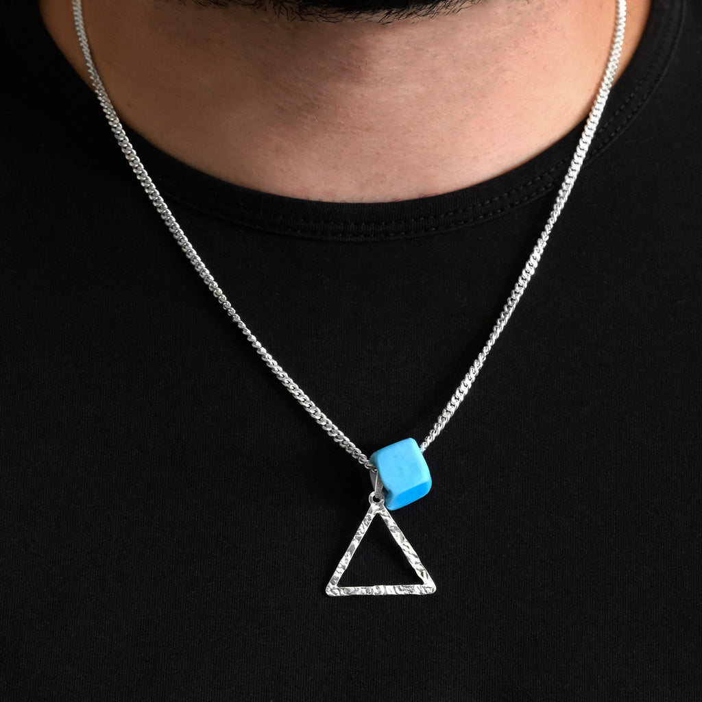 Beveled 3mm (Silver) Necklace