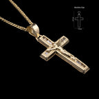 Golden Cross (Solid Gold) Necklace