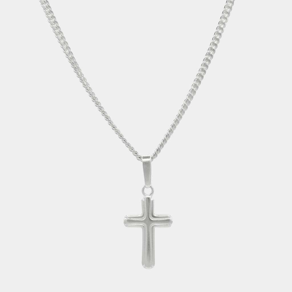Latin Cross (Silver) Necklace