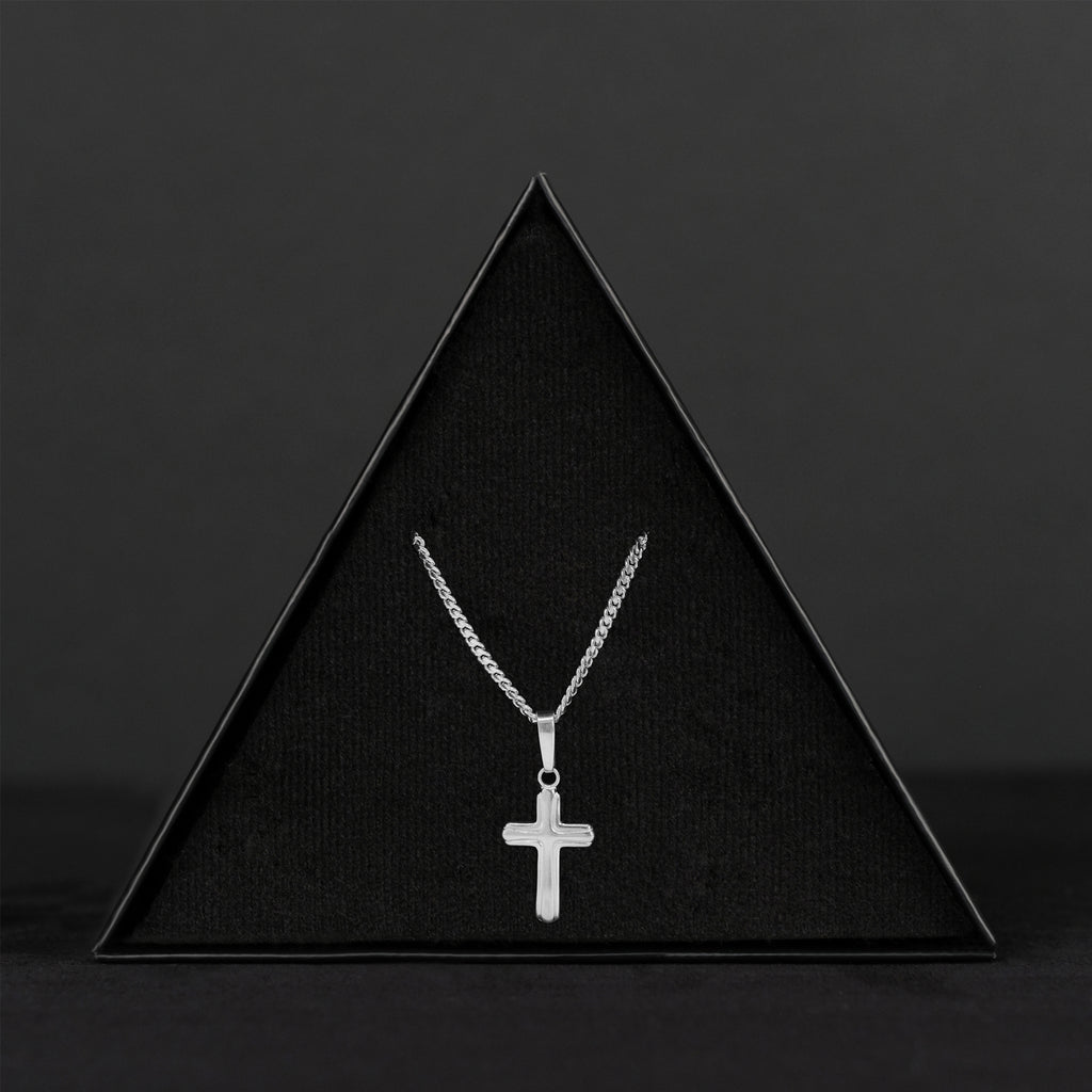 Latin Cross (Silver) Necklace