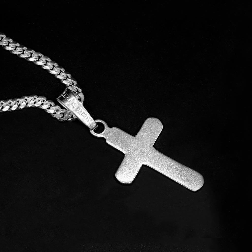 Latin Cross (Silver) Necklace