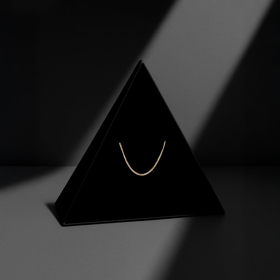 Cuban Link 1mm 14K (Solid Gold) Chain