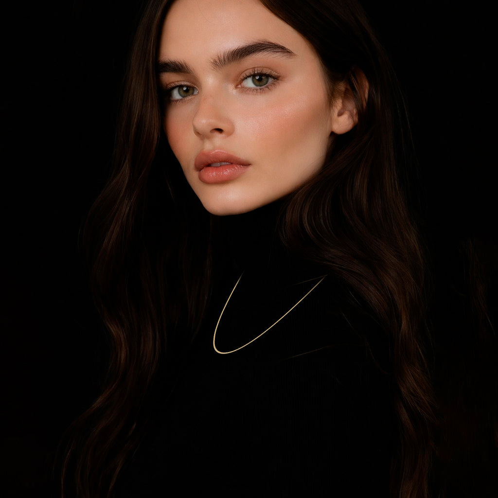 Cuban Link 1mm 14K (Solid Gold) Chain