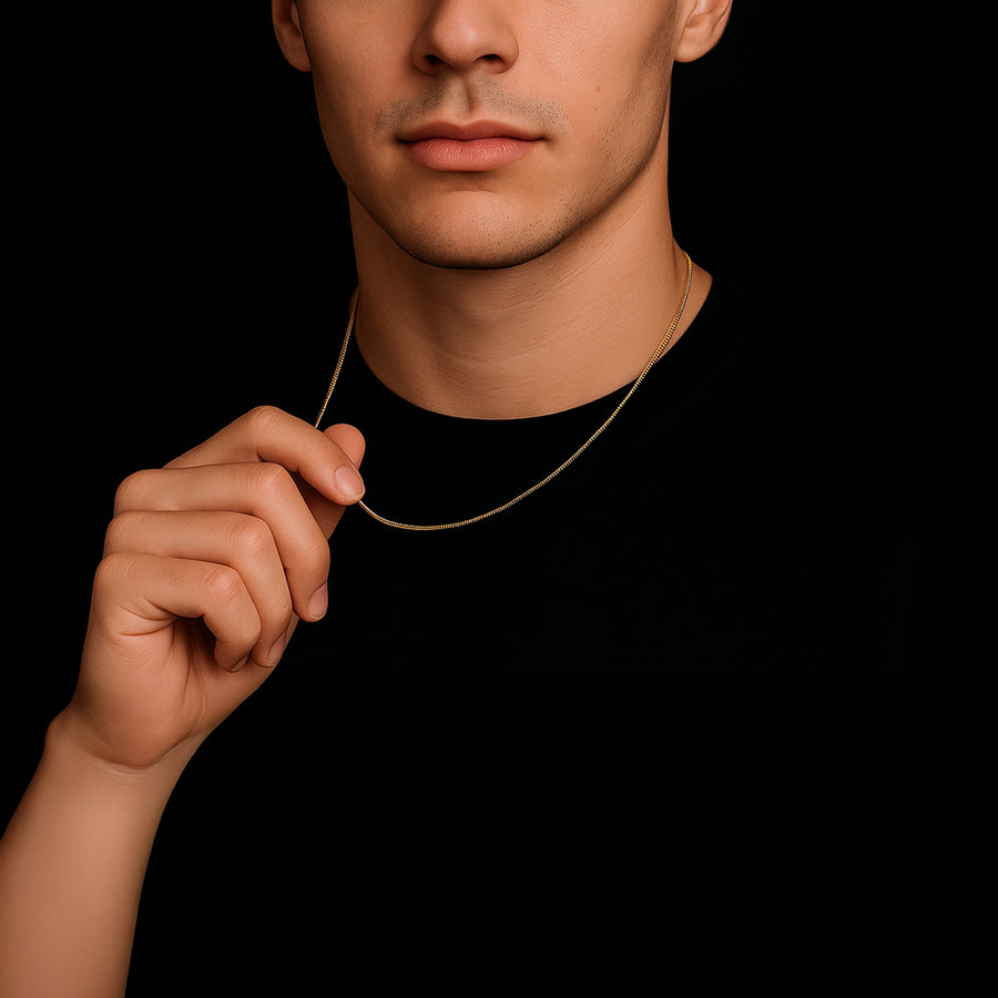 Cuban Link 1mm 14K (Solid Gold) Chain