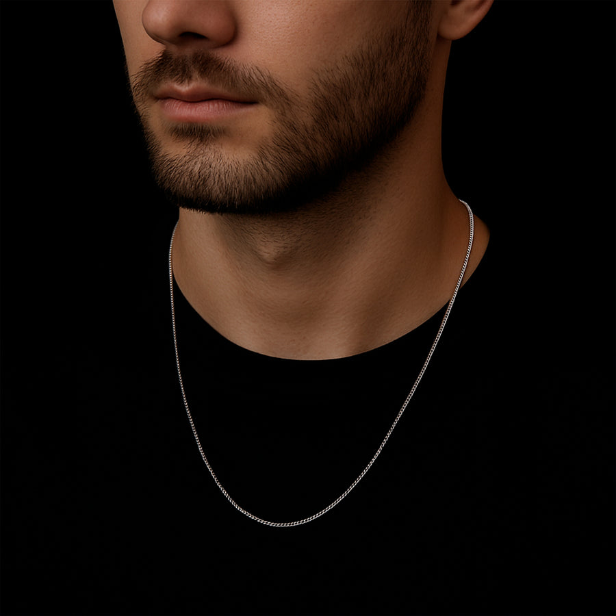 Cuban Link 1mm (Silver) Chain