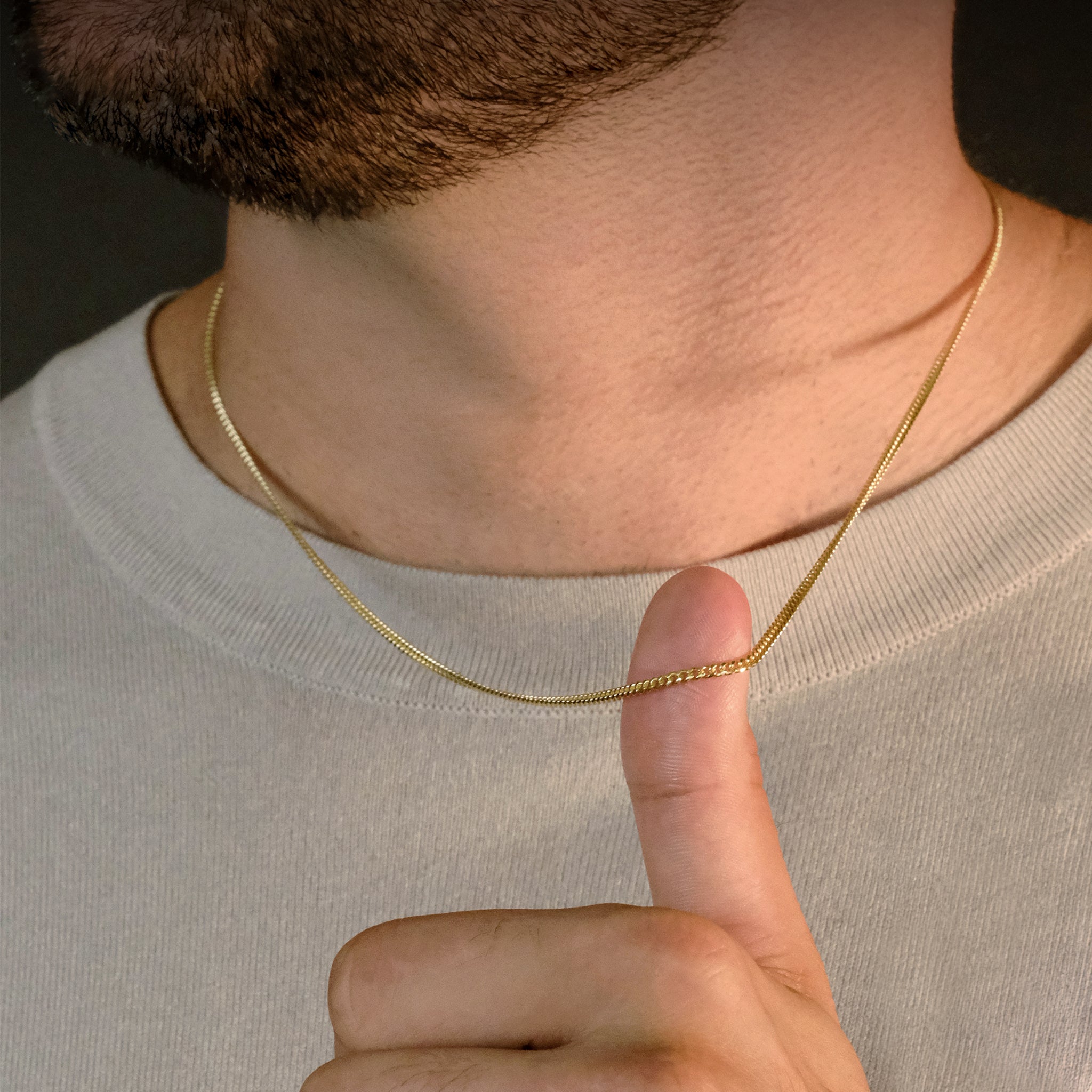 Cuban Link 2mm 14K (Solid Gold) Chain