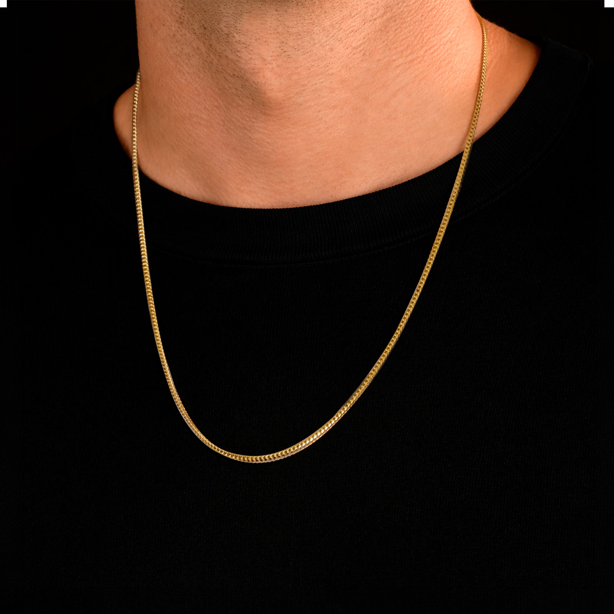 Cuban Link 2mm 14K (Solid Gold) Chain