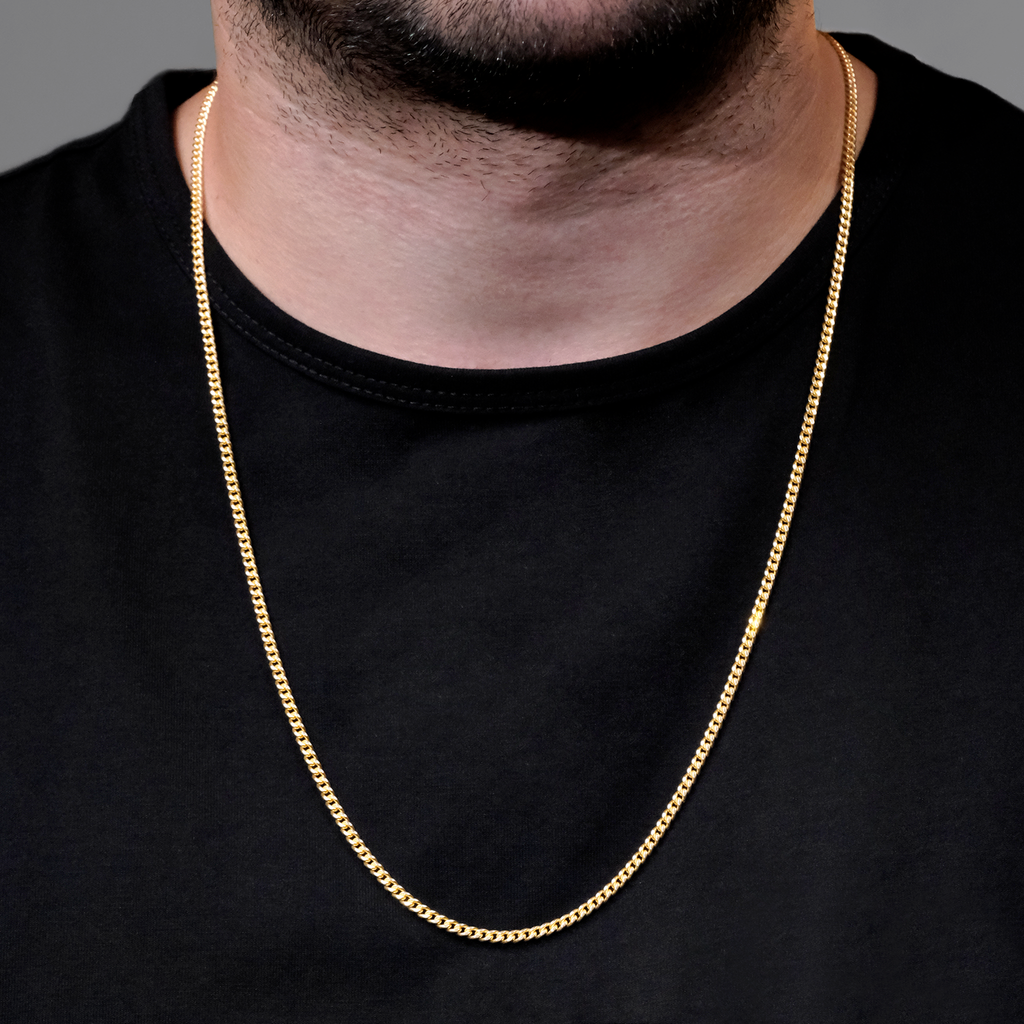 Cuban Link 3mm (Solid Gold) Chain