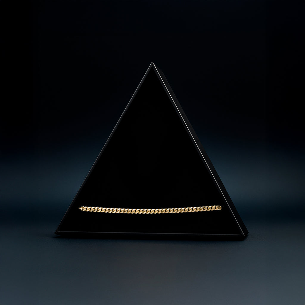 Cuban Link 3mm (Solid Gold) Bracelet