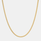Cuban Link 4mm Box Clasp (Solid Gold) Chain