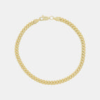 Cuban Link 4mm (Solid Gold) Bracelet