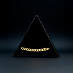 8mm Solid Gold Cuban Link Bracelet