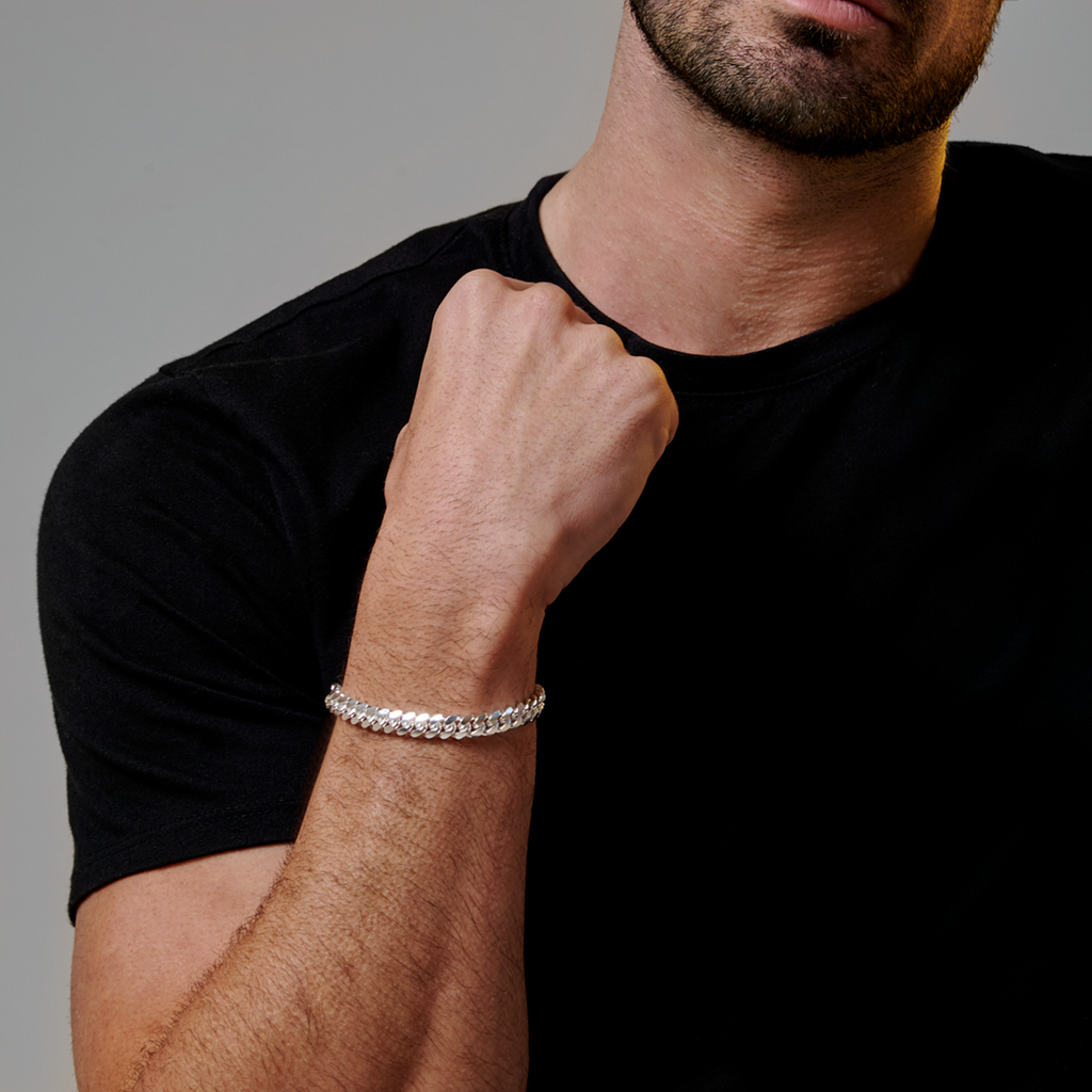 Cuban Link 8mm (Silver) Bracelet