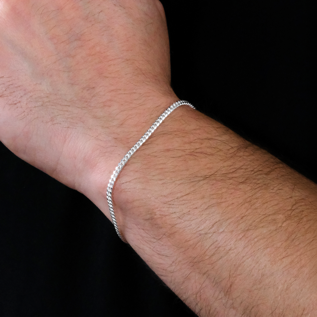 Cuban Link 3mm (Silver) Bracelet