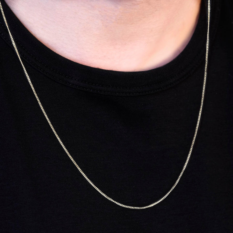 Cuban Link 1mm 14K (Solid Gold) Chain