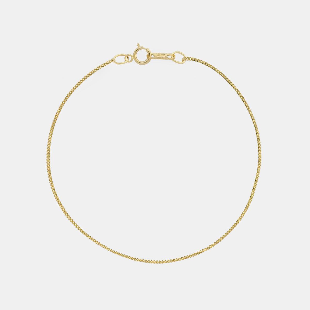 Cuban Link 1mm 14K (Solid Gold) Chain