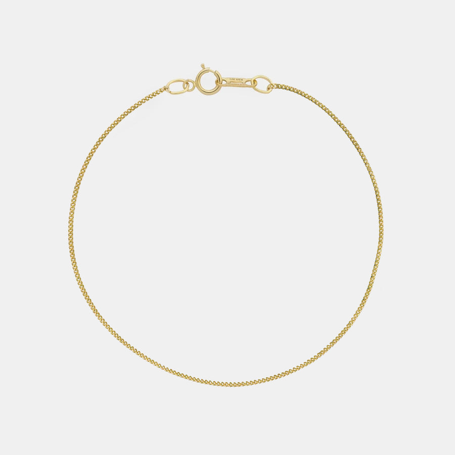 Cuban Link 1mm 14K (Solid Gold) Chain