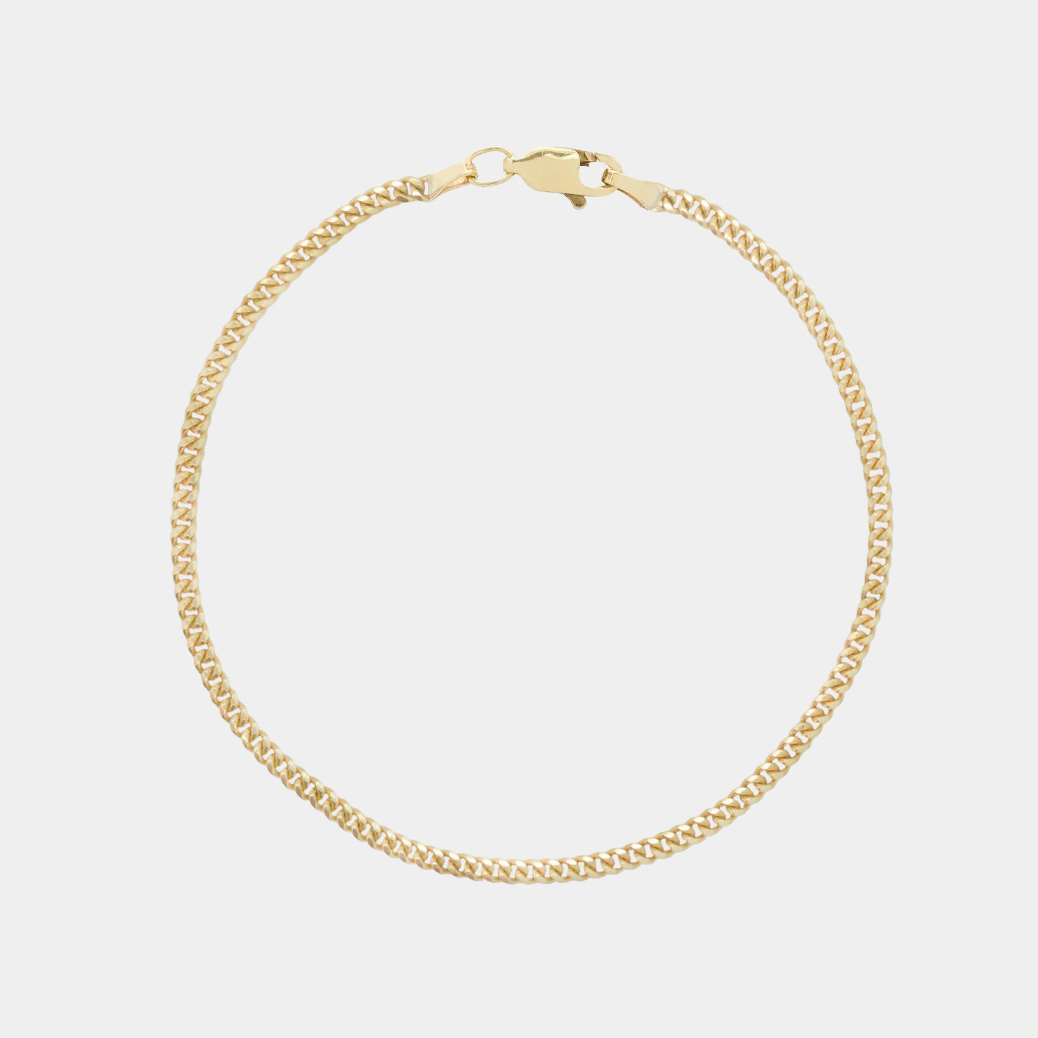 Cuban Link 2mm 14K (Solid Gold) Chain