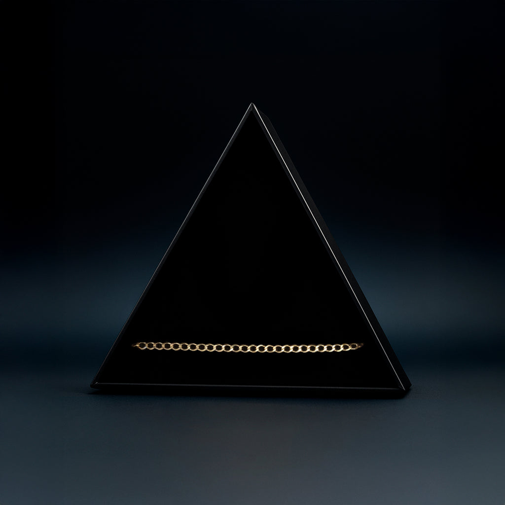 Curb 2mm (Solid Gold) Bracelet