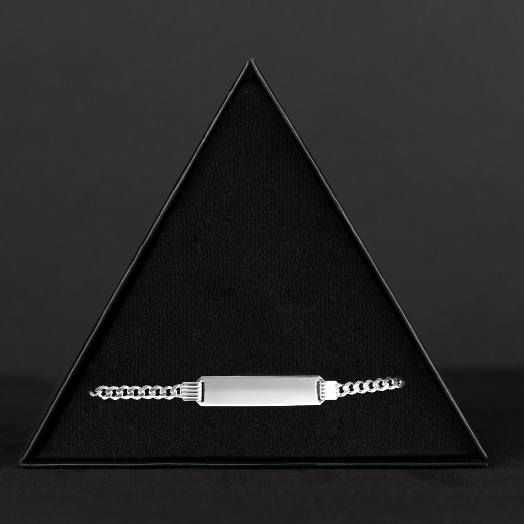 Curb 4mm (7mm Silver Plate) Slave