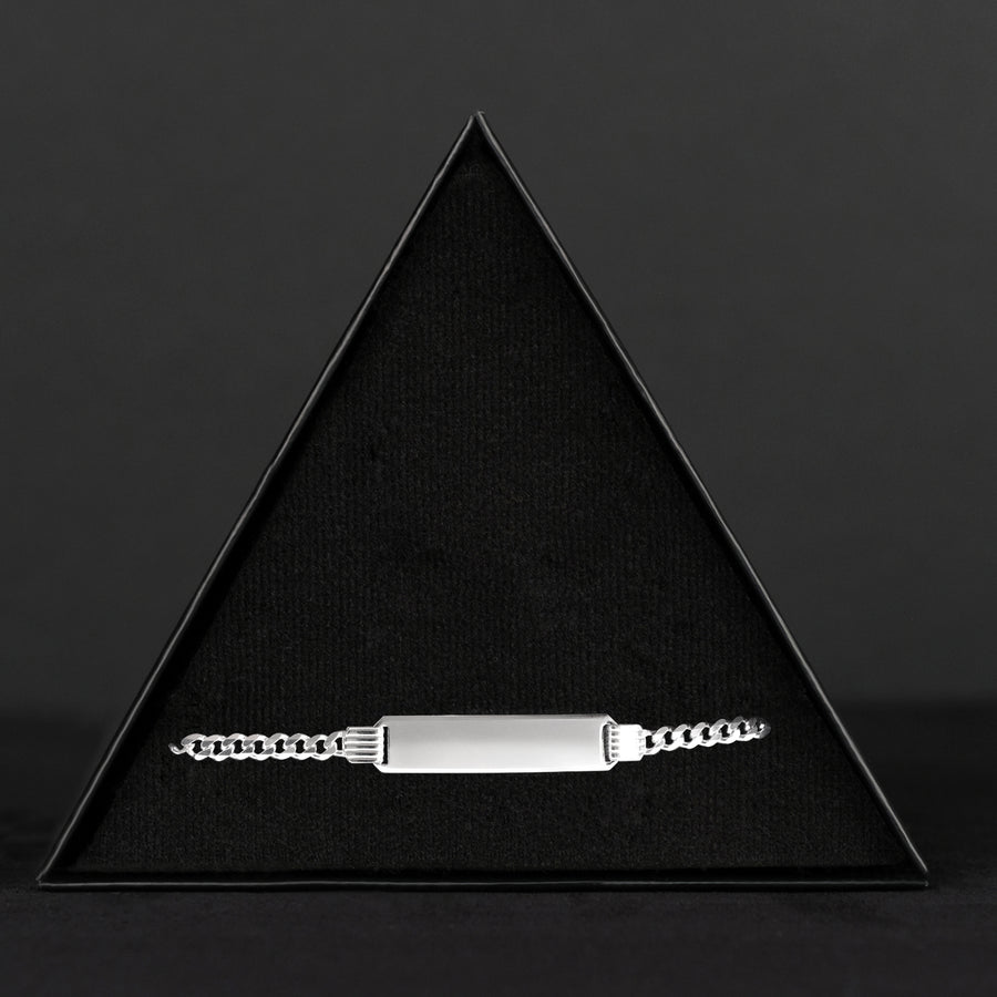 Curb 4mm (7mm Silver Plate) Slave