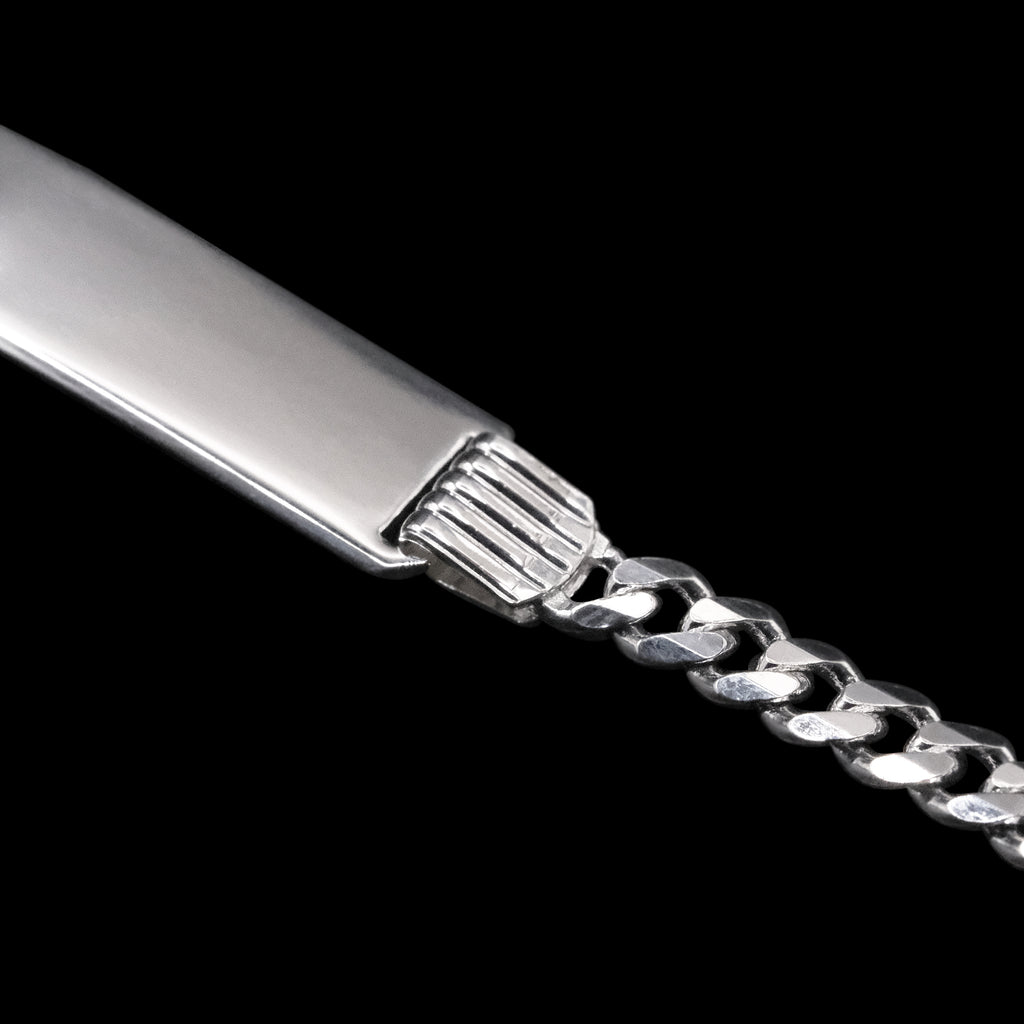 Curb 4mm (7mm Silver Plate) Slave