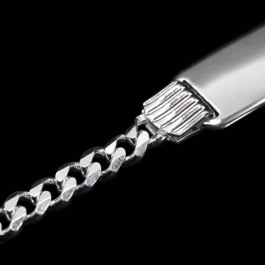 Curb 4mm (7mm Silver Plate) Slave