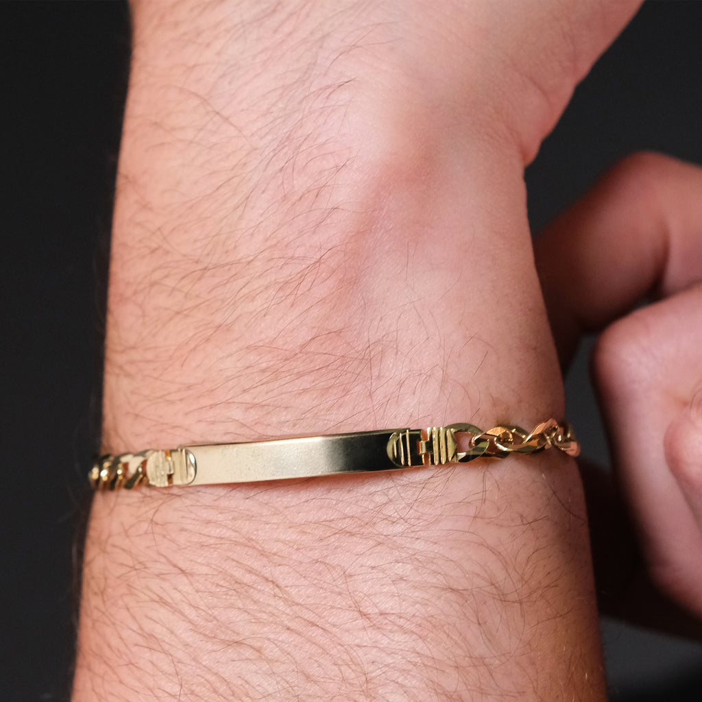 Curb 6mm (Solid Gold) Plate 5mm Slave