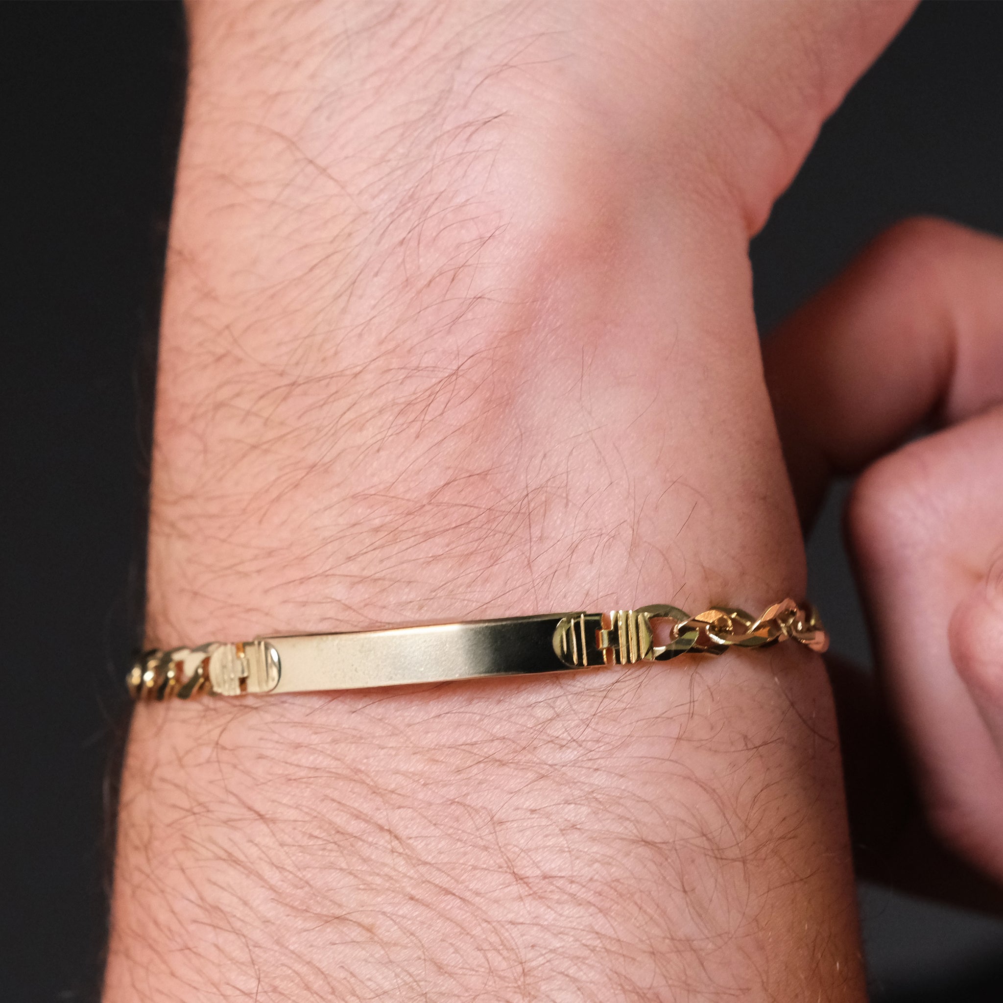 Curb 6mm (Solid Gold) Plate 5mm Slave