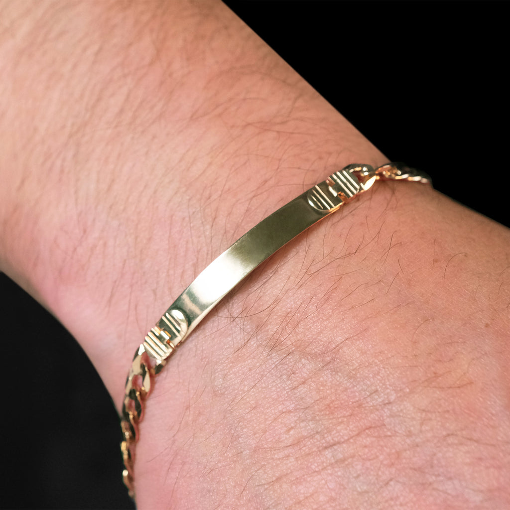 Curb 6mm (Solid Gold) Plate 5mm Slave