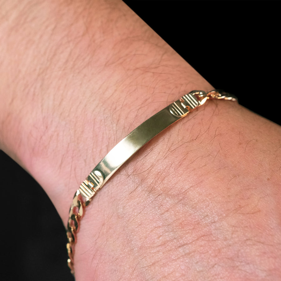Curb 6mm (Solid Gold) Plate 5mm Slave
