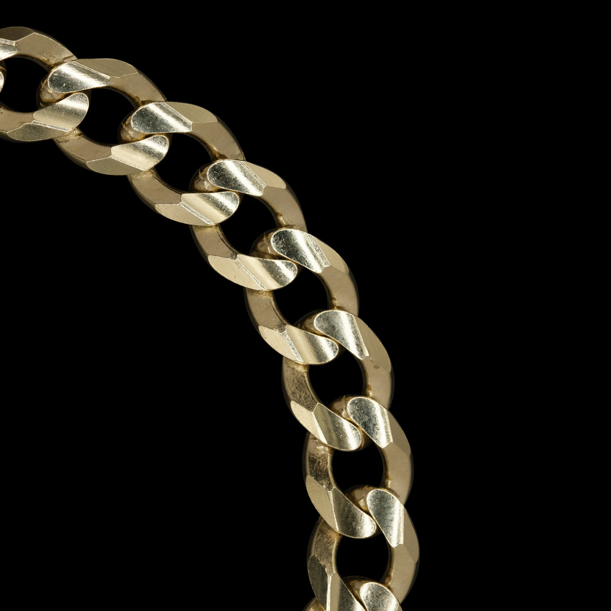 Curb 8mm (Solid Gold) Bracelet
