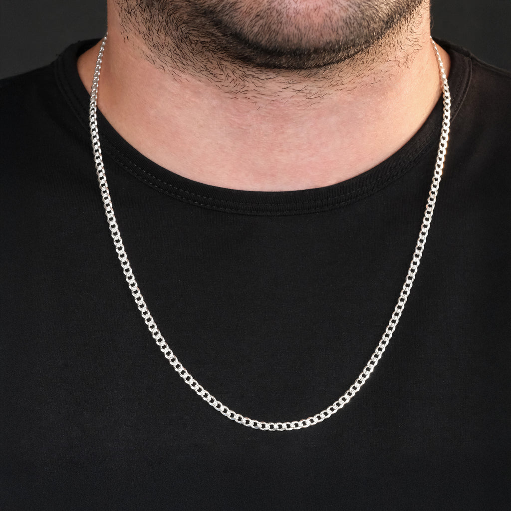 Curb Zegrinada 4mm (Silver) Chain