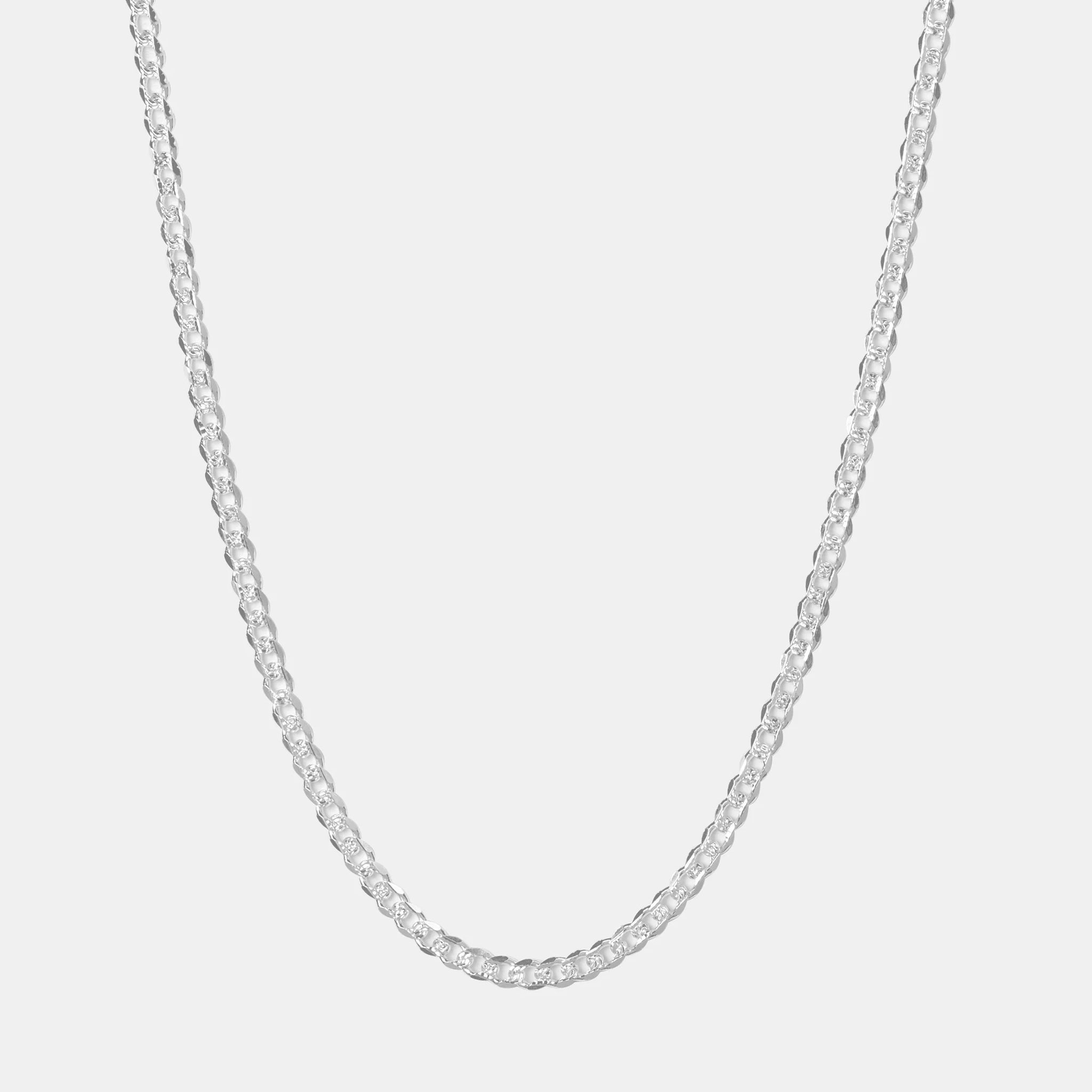 Curb Zegrinada 4mm (Silver) Chain