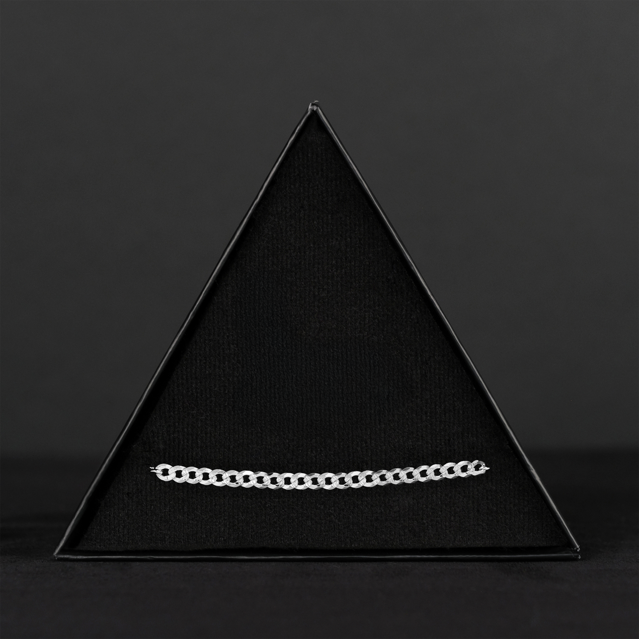 Curb Zegrinada 4mm (Silver) Bracelet