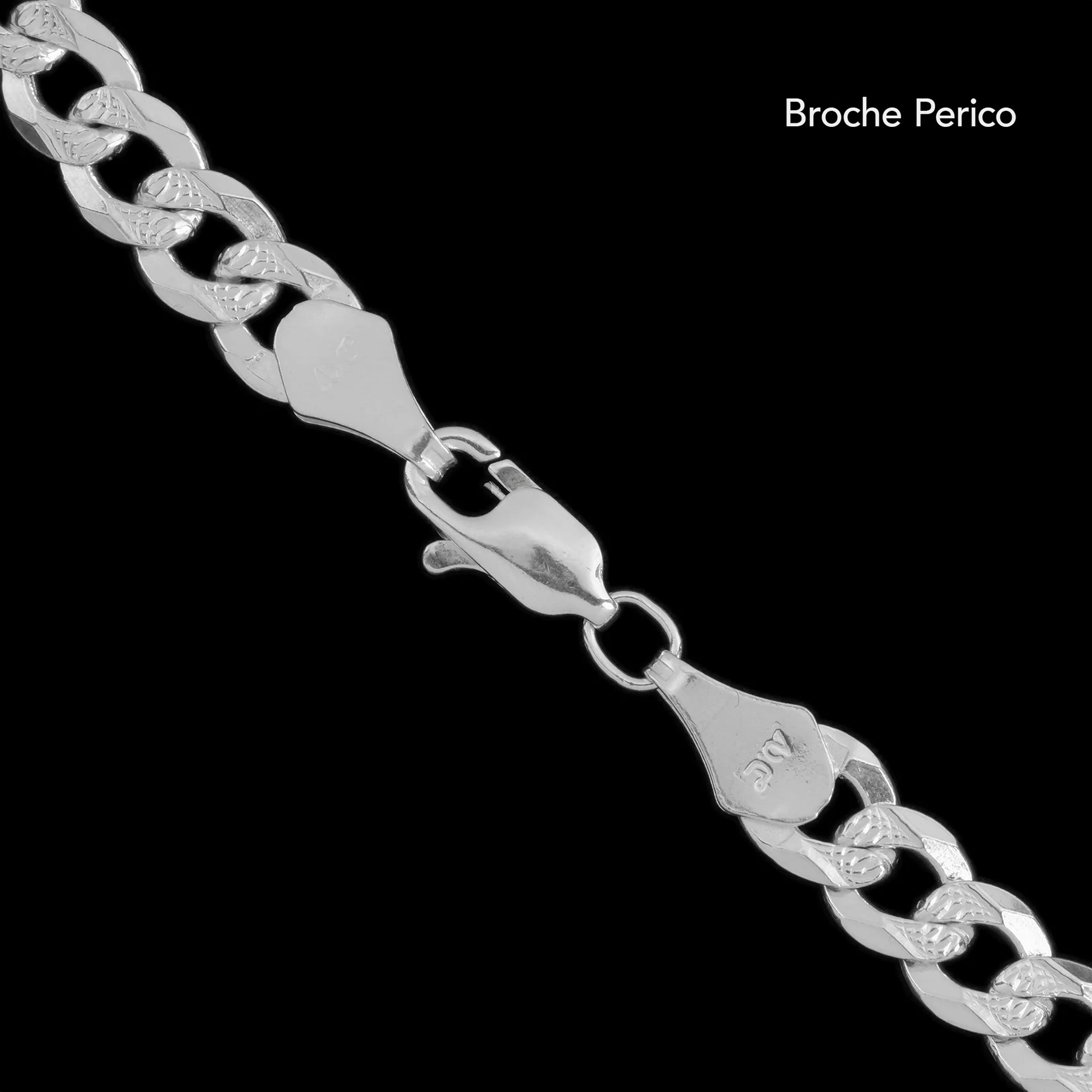 Curb Zegrinada 4mm (Silver) Bracelet