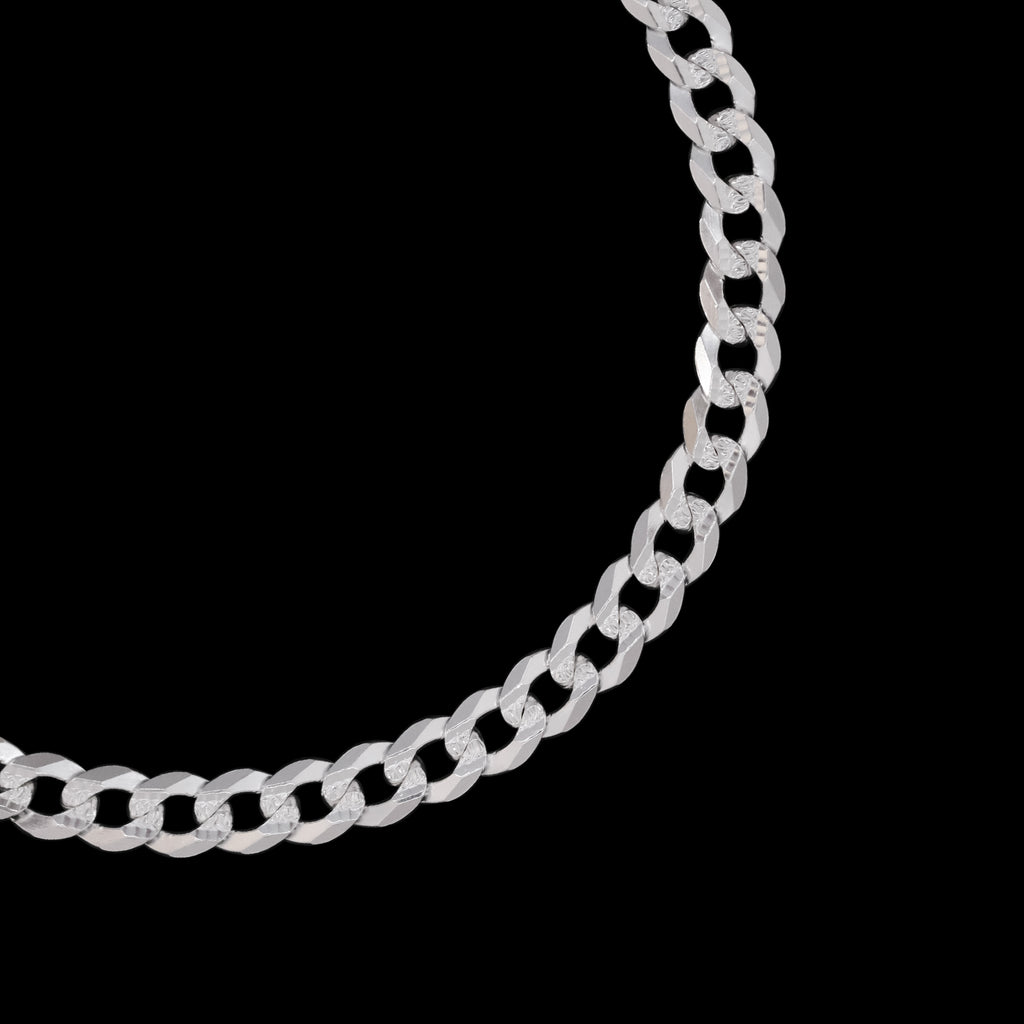 Curb Zegrinada 4mm (Silver) Bracelet
