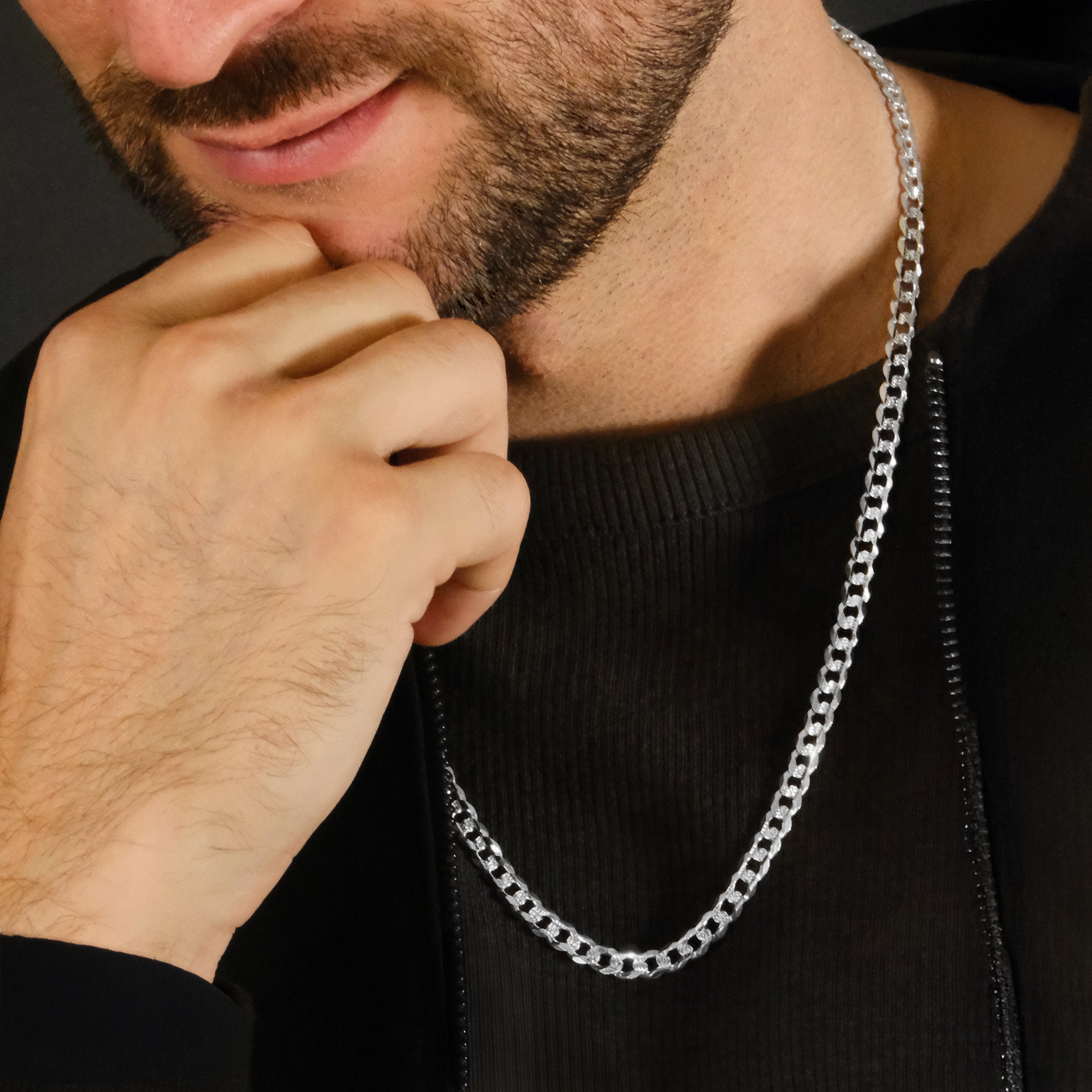 Curb Zegrinada 6mm (Silver) Chain