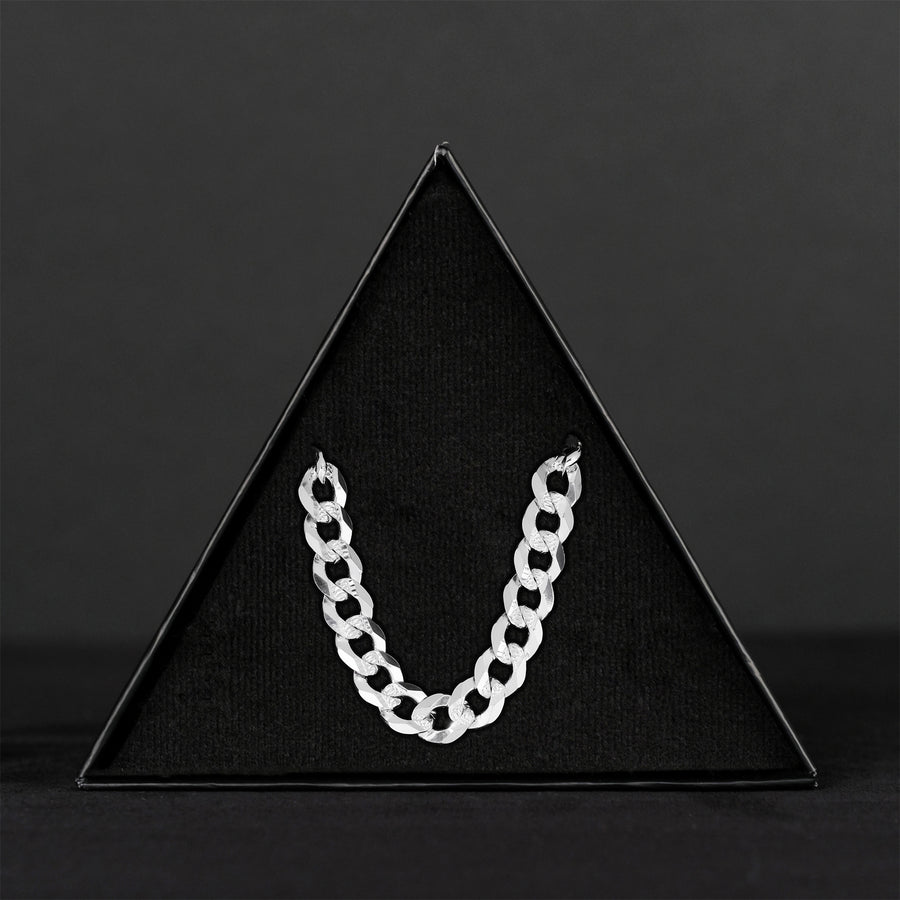 Curb Zegrinada 8mm (Silver) Chain