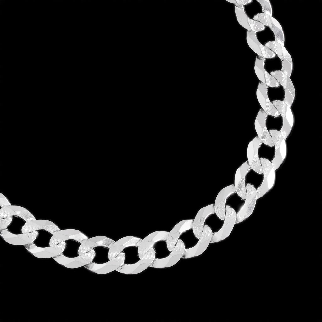 Curb Zegrinada 8mm (Silver) Chain