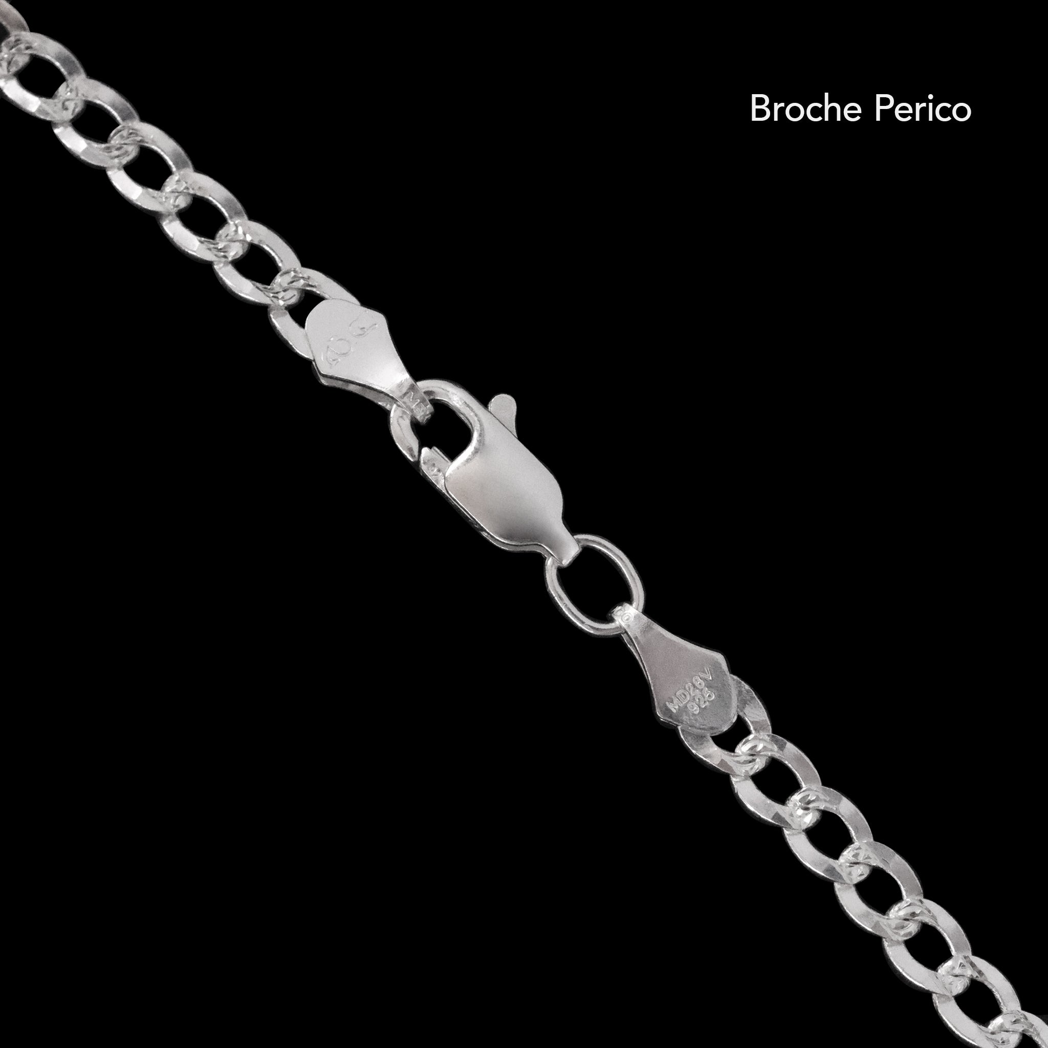 Curb Zegrinada 4mm (Silver) Bracelet